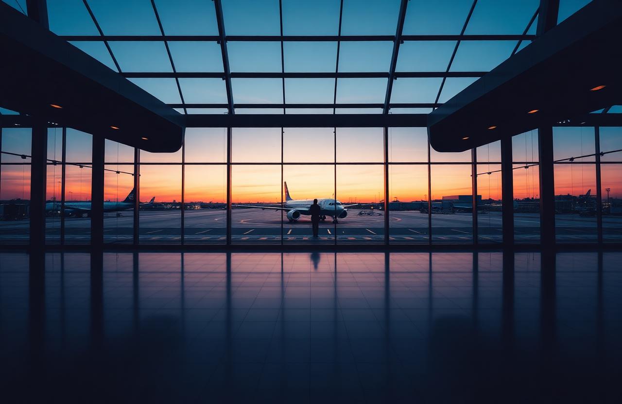 Interior de aeroporto